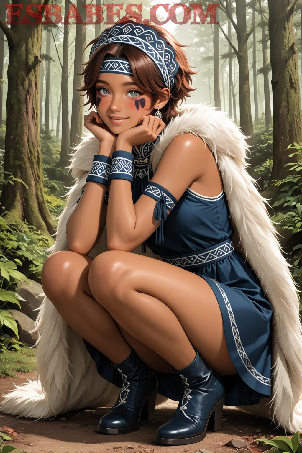 Arte hentai ilustración increíble de Kristina Borodkina Ero Cosplay generado por IA