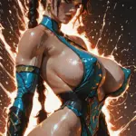 Arte hentai ilustración increíble de La Chica De Lunes Es Brenda Una Aficionada Y Sus Fotos Desnudas generado por IA