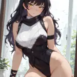 Arte hentai ilustración increíble de La Espectacular Canaria Fiama Rodriguez generado por IA