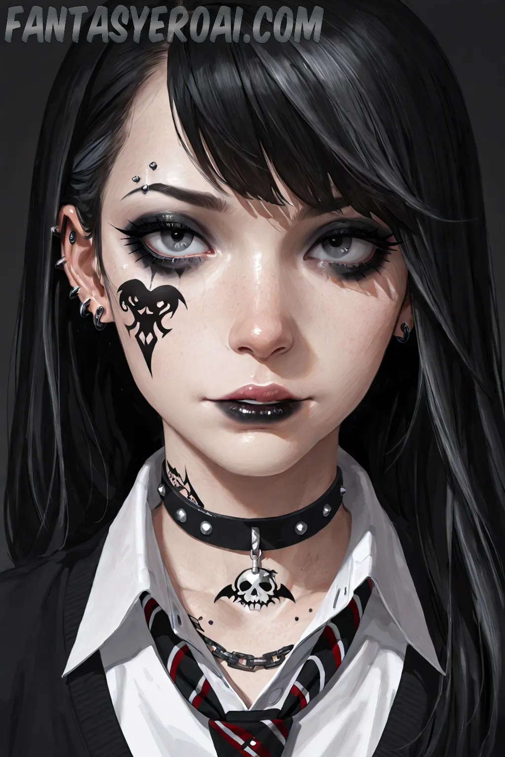 Arte hentai ilustración increíble de La Hermosura De Piel Cafe generado por IA