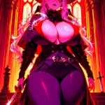 Arte hentai ilustración increíble de La Insuperable Diana Deets generado por IA