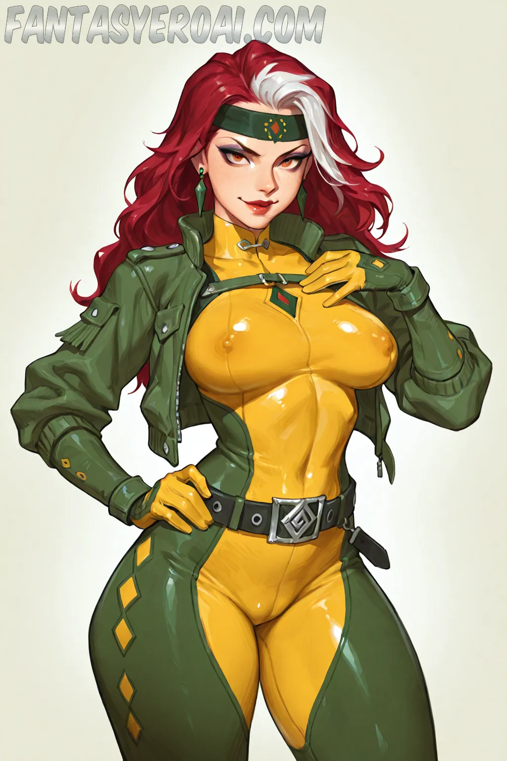 Arte hentai ilustración increíble de La Lenceria De Una Secretaria generado por IA