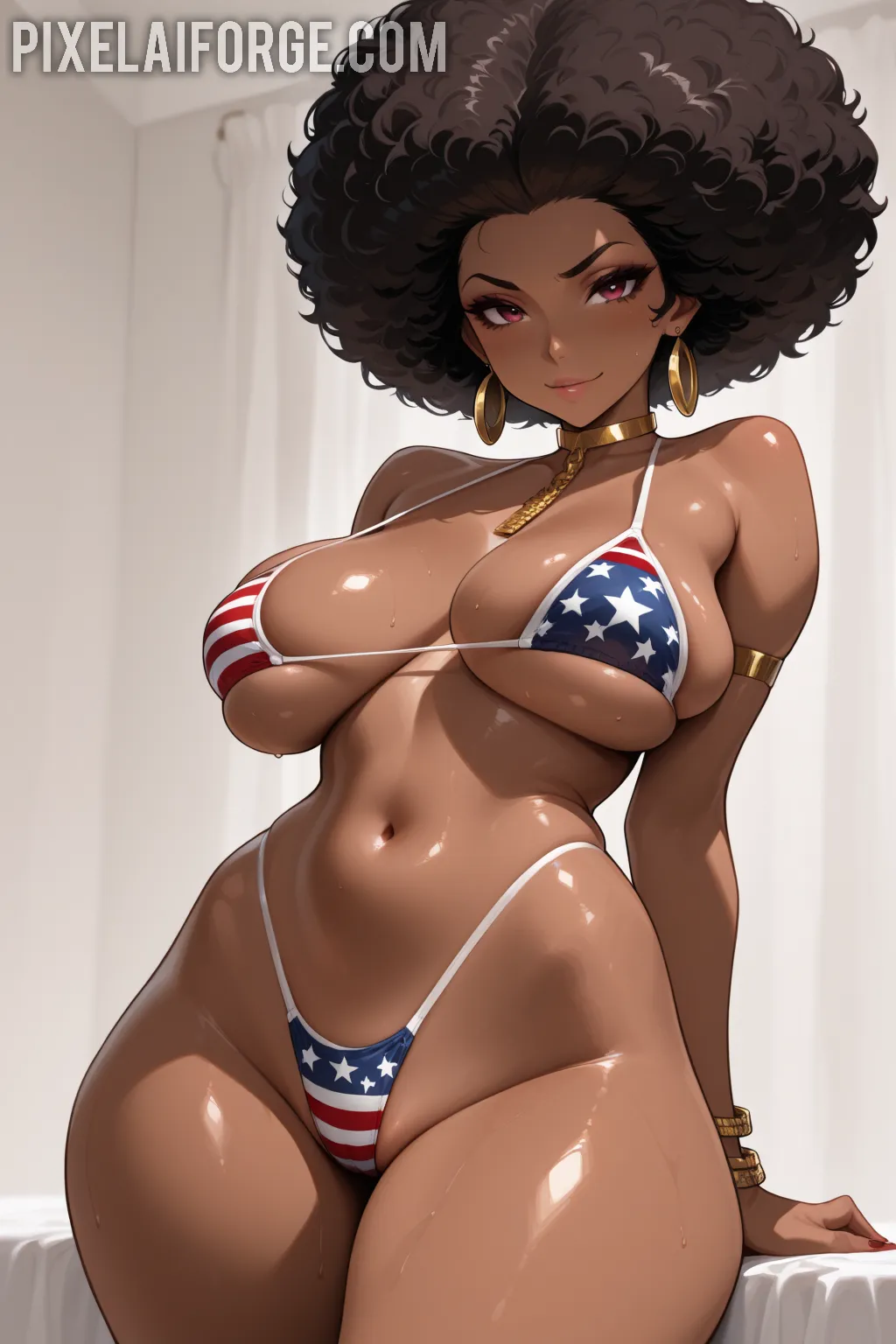 Arte hentai ilustración increíble de La Libre generado por IA