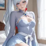 Arte hentai ilustración increíble de La Tanga De Su Secretaria generado por IA