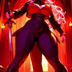 Arte hentai ilustración increíble de La Vida De Las Universitarias Desnudas generado por IA