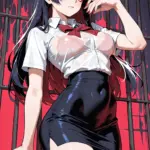 Arte hentai ilustración increíble de Laetitia Bouffard generado por IA