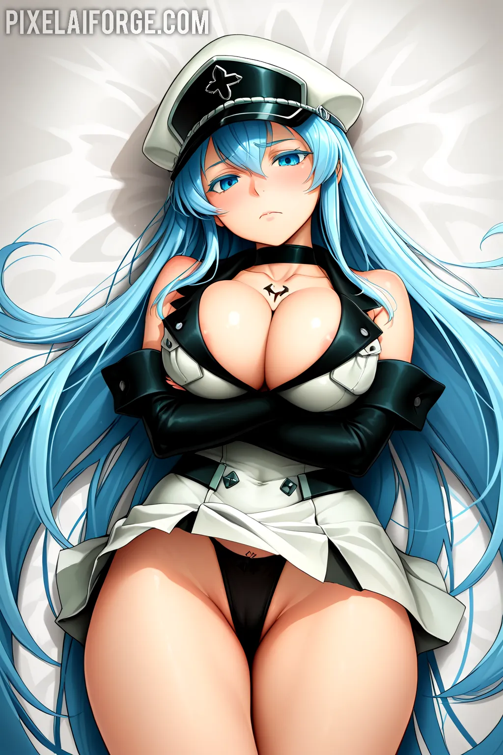 Arte hentai ilustración increíble de Las Chatis Mas Sexys generado por IA