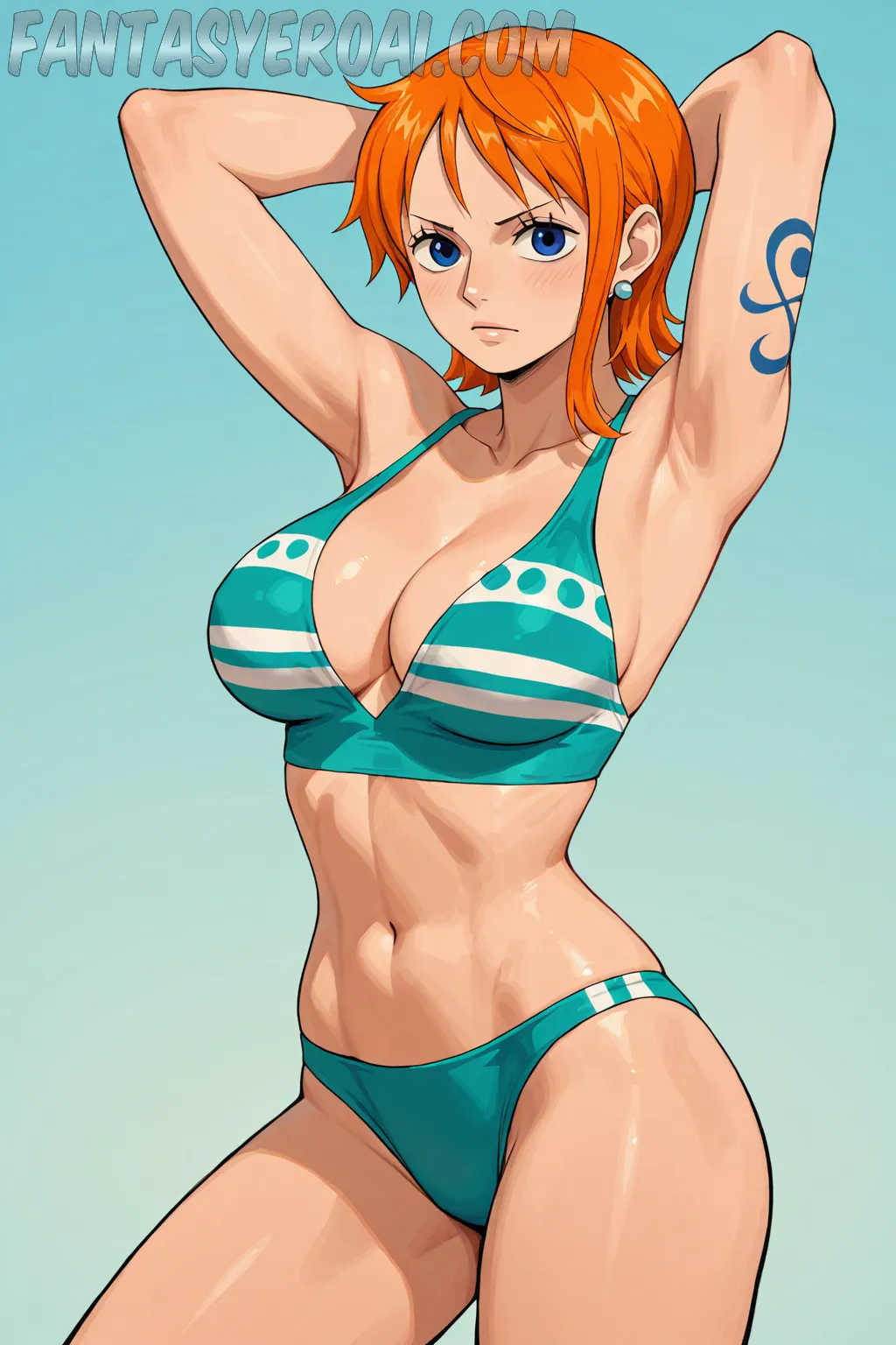 Arte hentai ilustración increíble de Las Hermosas Mujeres Desnudas Parte Trece generado por IA