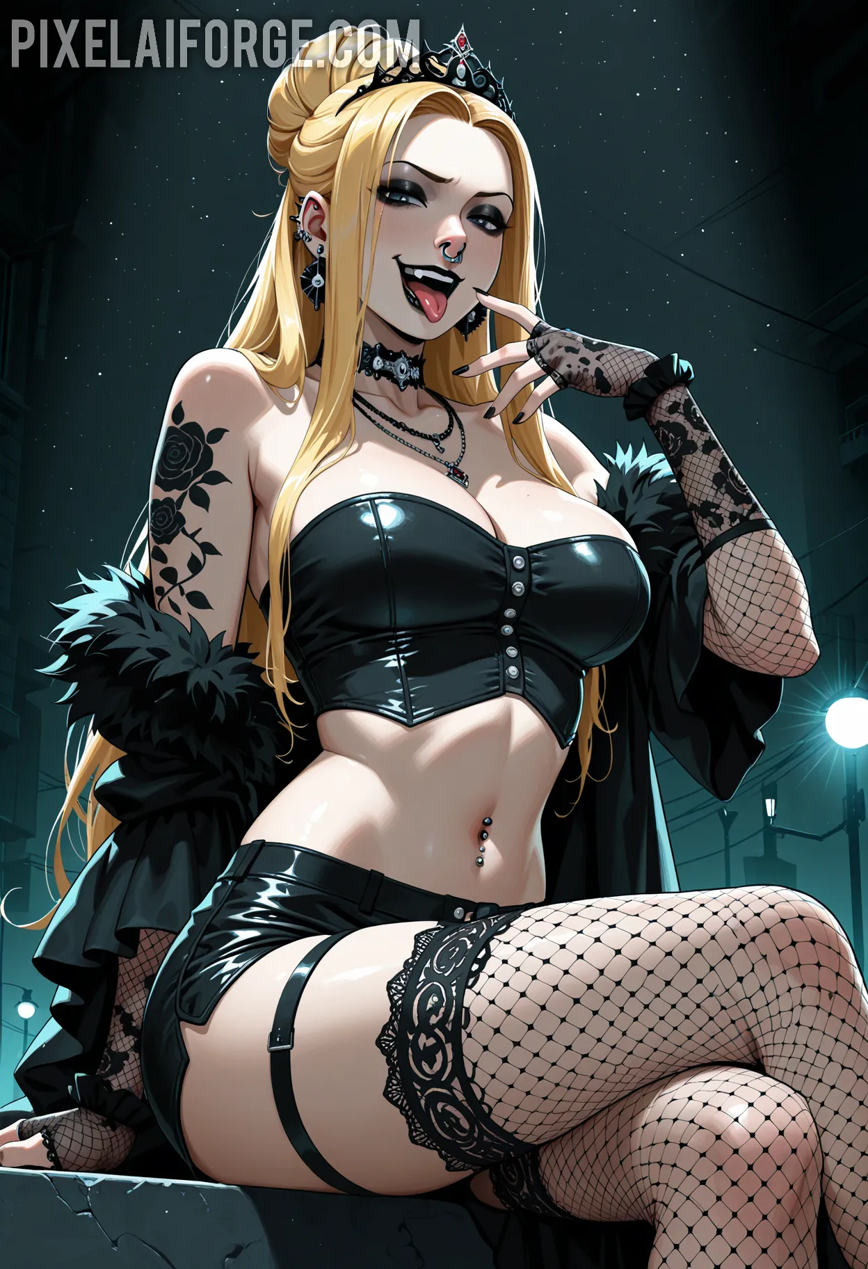 Arte hentai ilustración increíble de Las Hermosas Mujeres Desnudas Parte Tres generado por IA