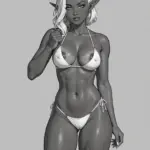 Arte hentai ilustración increíble de Las Nuevas Muzas En Fotos Eroticas generado por IA