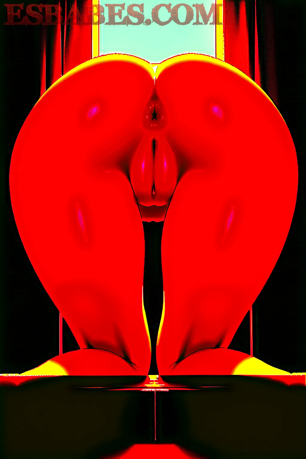 Arte hentai ilustración increíble de Las Tetas Hermosa De Esbabes generado por IA