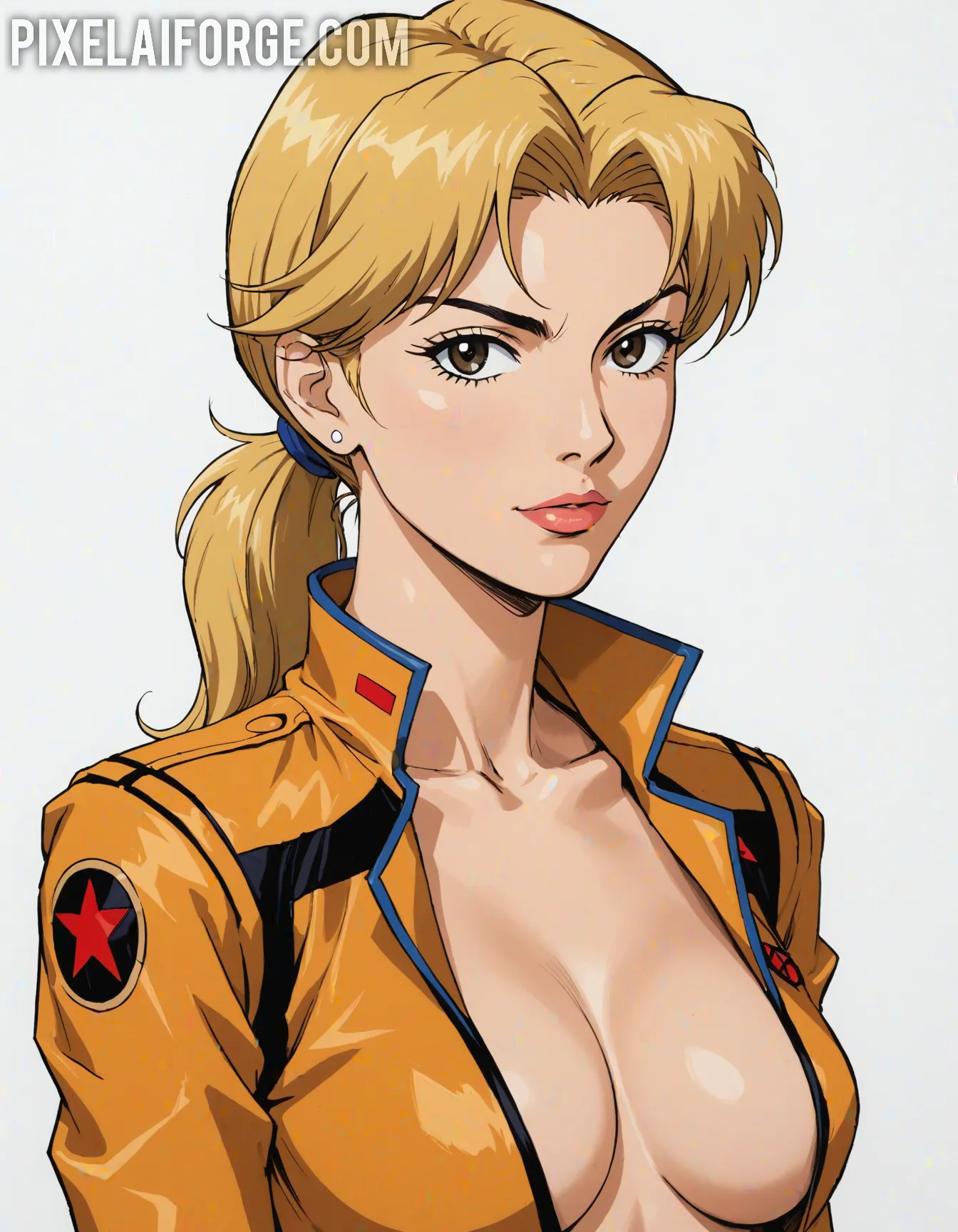 Arte hentai ilustración increíble de Latina Fucked Hard Cums generado por IA