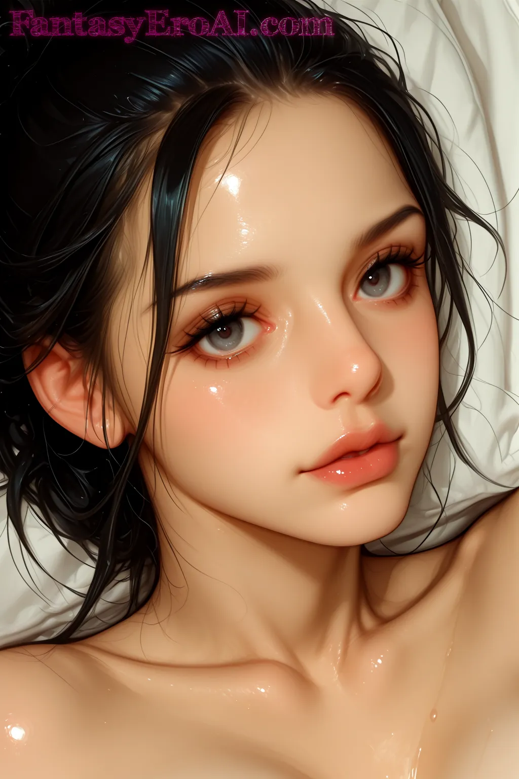 Arte hentai ilustración increíble de Layla London generado por IA