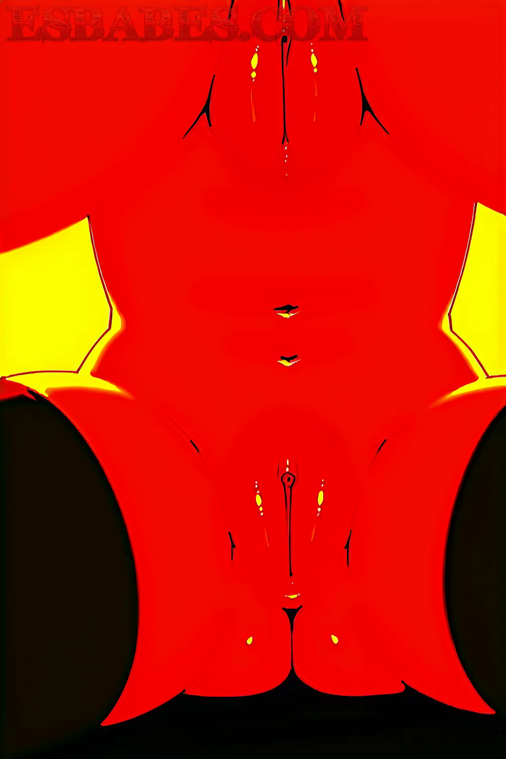 Arte hentai ilustración increíble de Lazarus Crunchyroll Anime Expo Anime Merch Yuri generado por IA