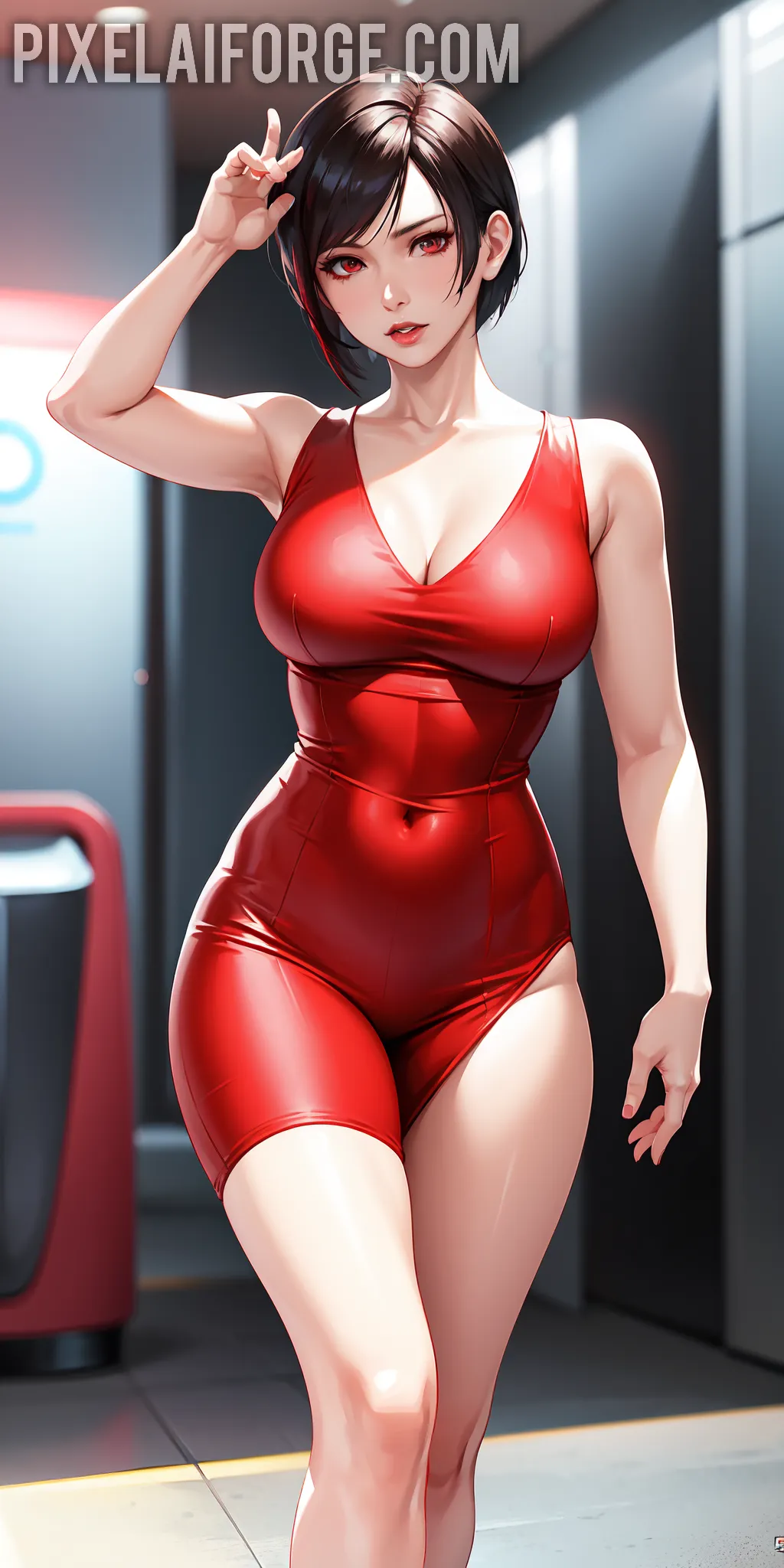 Arte hentai ilustración increíble de Lazarus New Anime Neon Genesis Evangelion Kawaii Yandere generado por IA