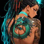 Arte hentai ilustración increíble de Leanna Decker generado por IA