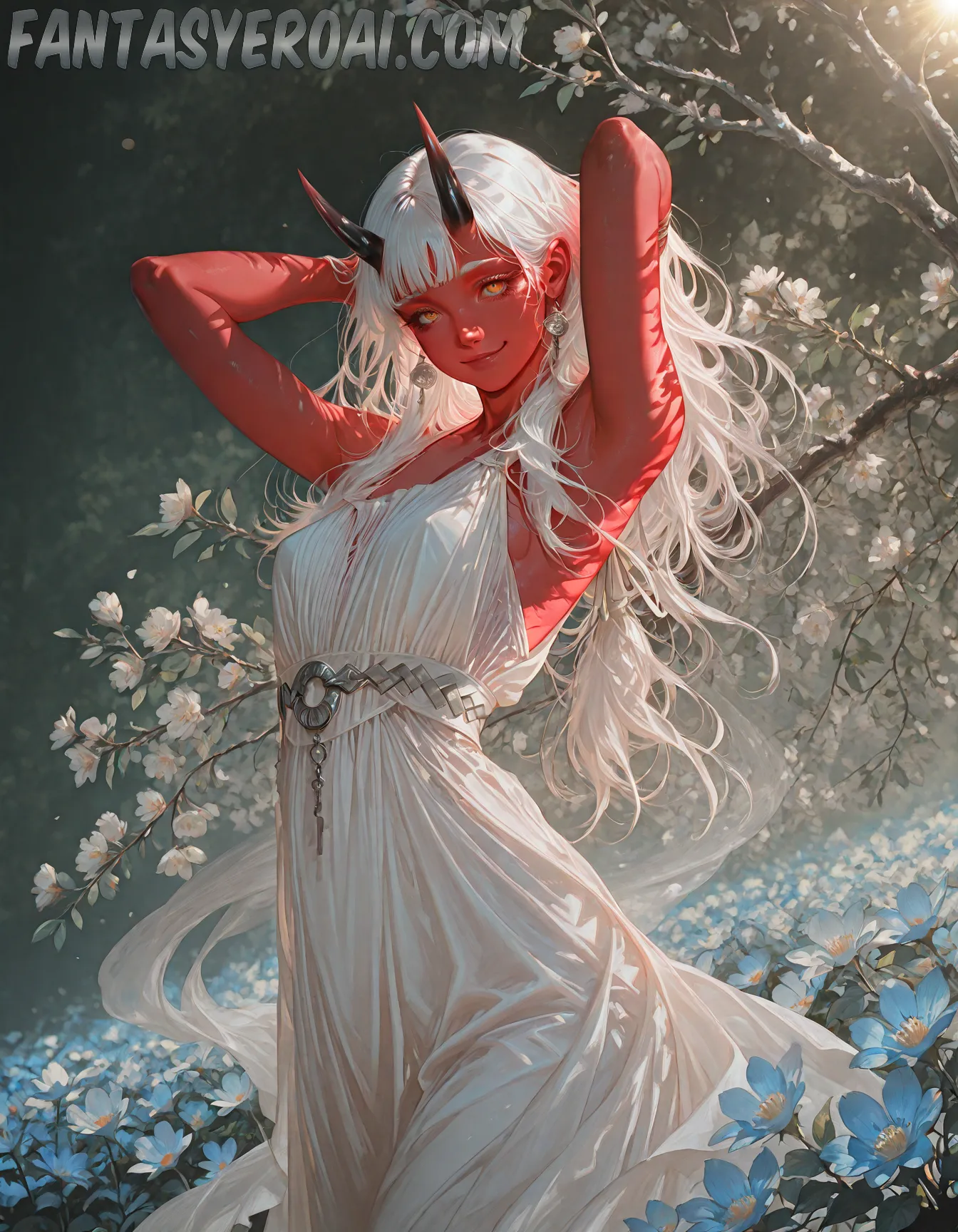 Arte hentai ilustración increíble de Likes Del Facebook generado por IA