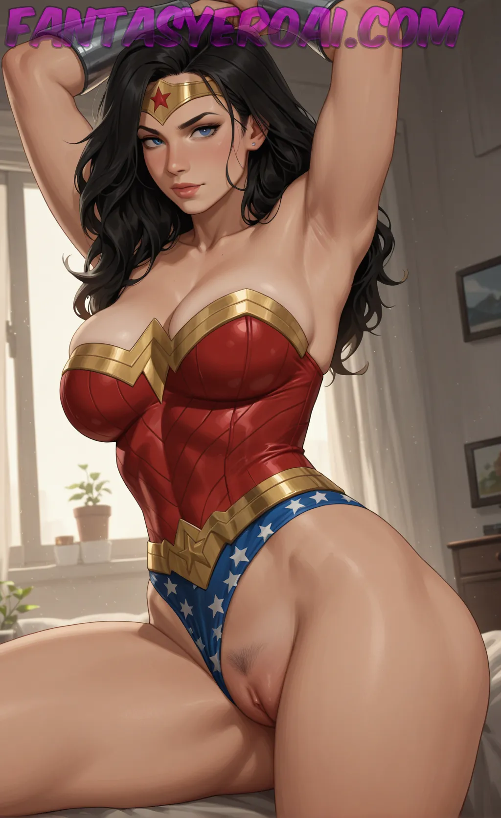 Arte hentai ilustración increíble de Linda Ama De Casa generado por IA