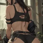 Arte hentai ilustración increíble de Linda Mama Noel Amateur Desnuda 2 generado por IA