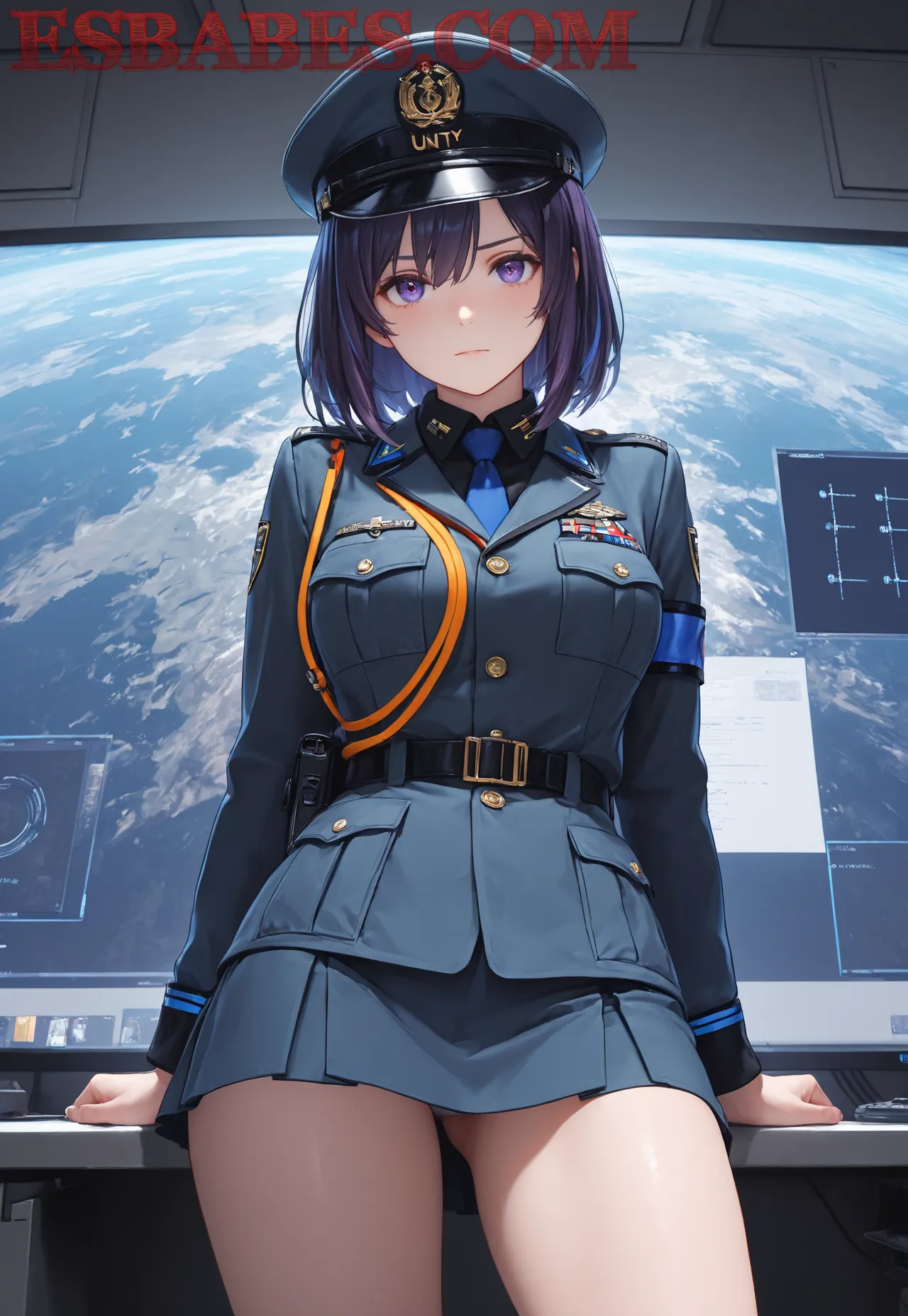 Arte hentai ilustración increíble de Linda Mama Noel generado por IA