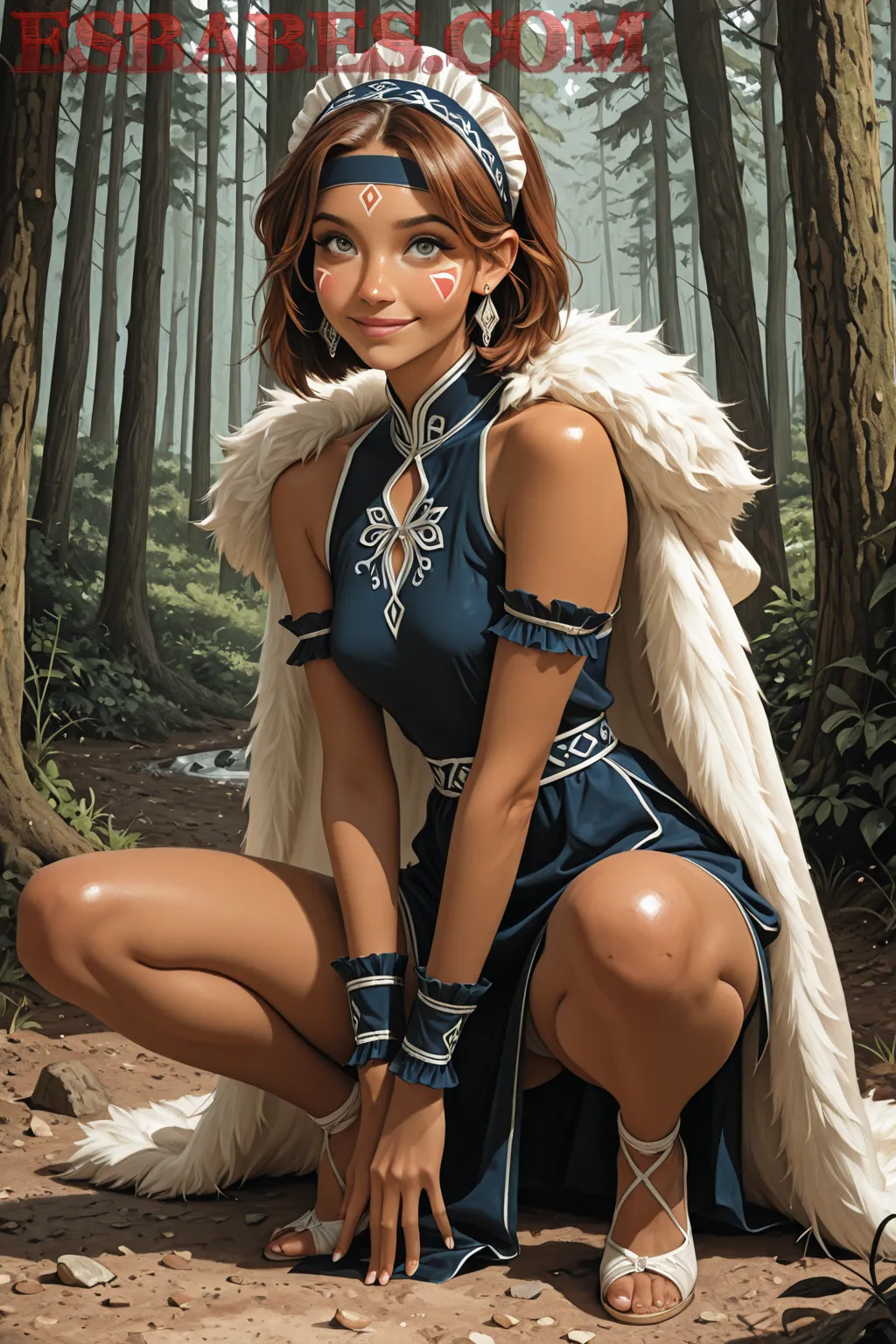 Arte hentai ilustración increíble de Los Mejores Chochos Peludos generado por IA