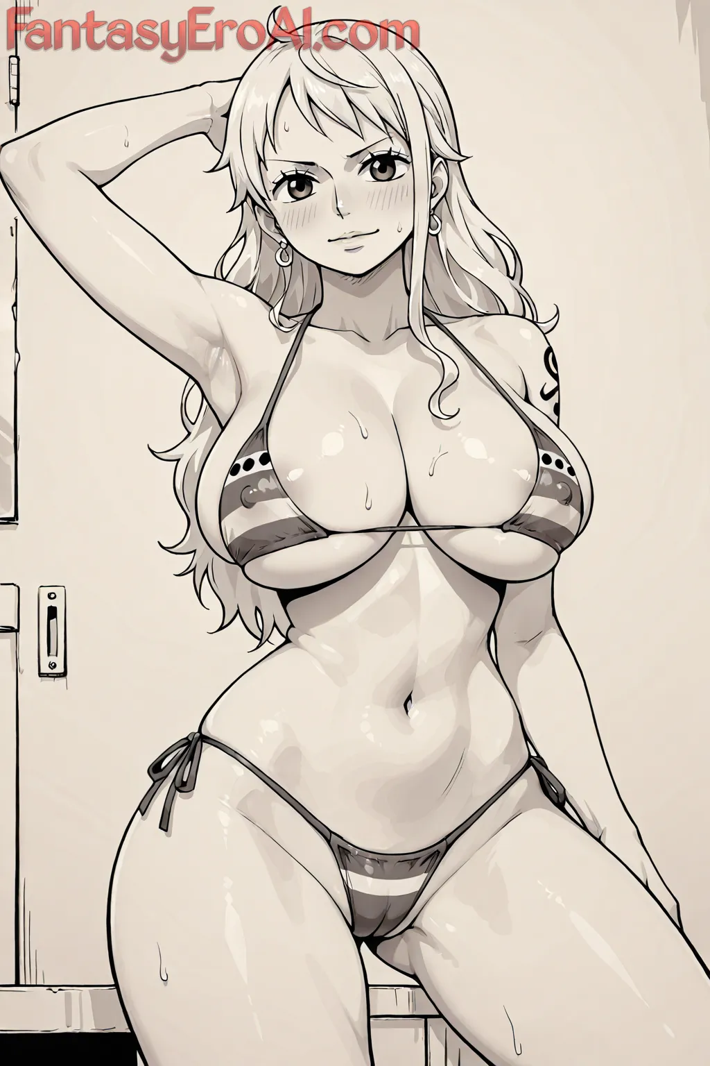 Arte hentai ilustración increíble de Louisa Khovanski Desnuda Tetas Y Culo generado por IA