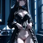 Arte hentai ilustración increíble de Luana Sena Desnuda generado por IA