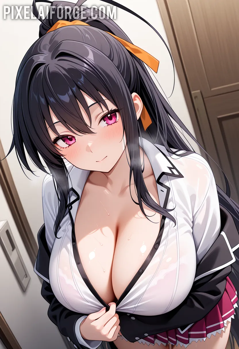 Arte hentai ilustración increíble de Maduras Amater Calientes Mostrando Encantos generado por IA