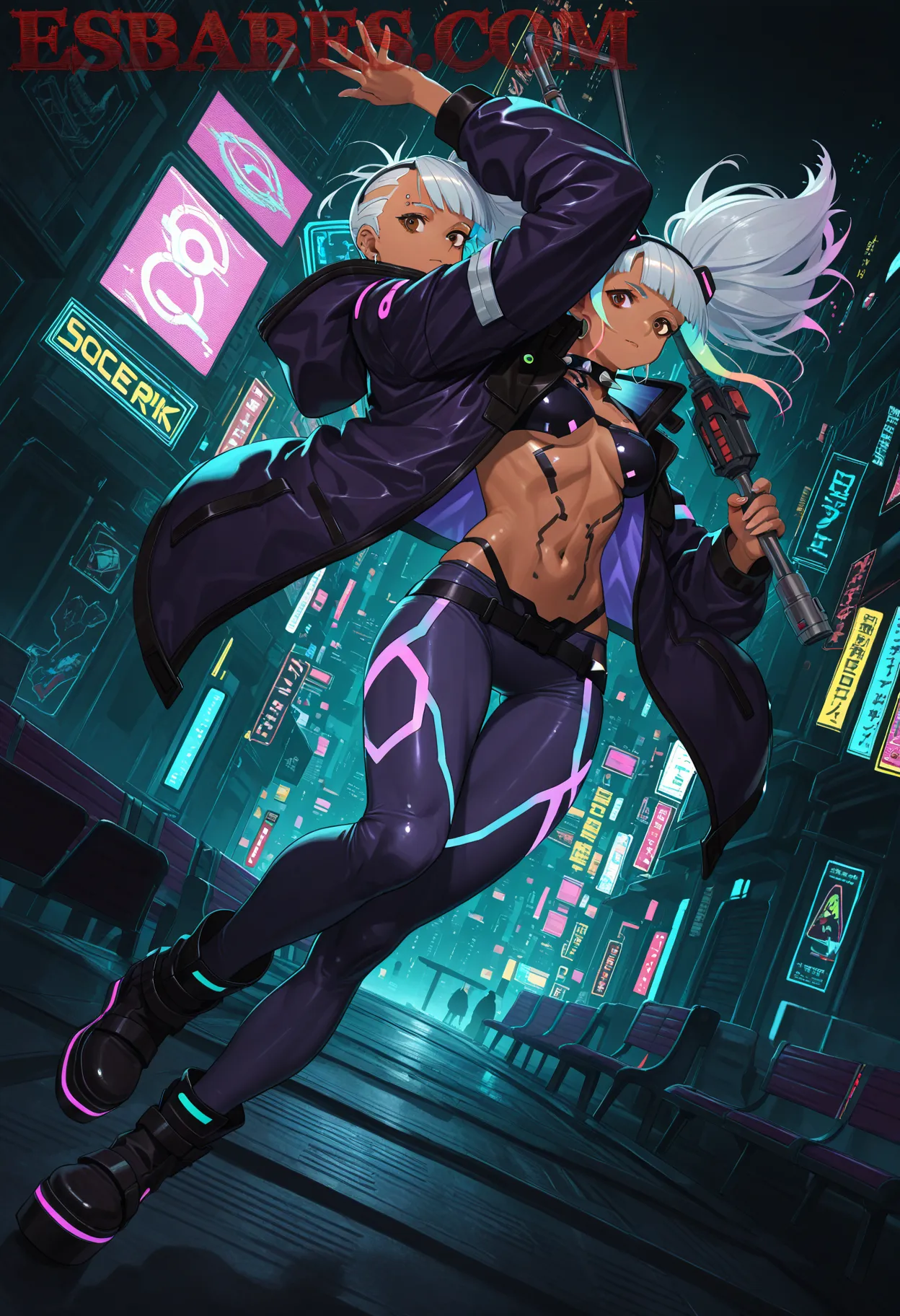 Arte hentai ilustración increíble de Maduras Modelos Desnudas generado por IA