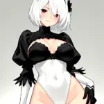 Arte hentai ilustración increíble de Mai Tsubasa Desnuda En La Cama generado por IA