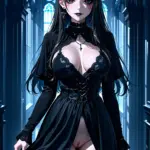 Arte hentai ilustración increíble de Mama Rubia Amateur Y Su Desnudo Personal generado por IA