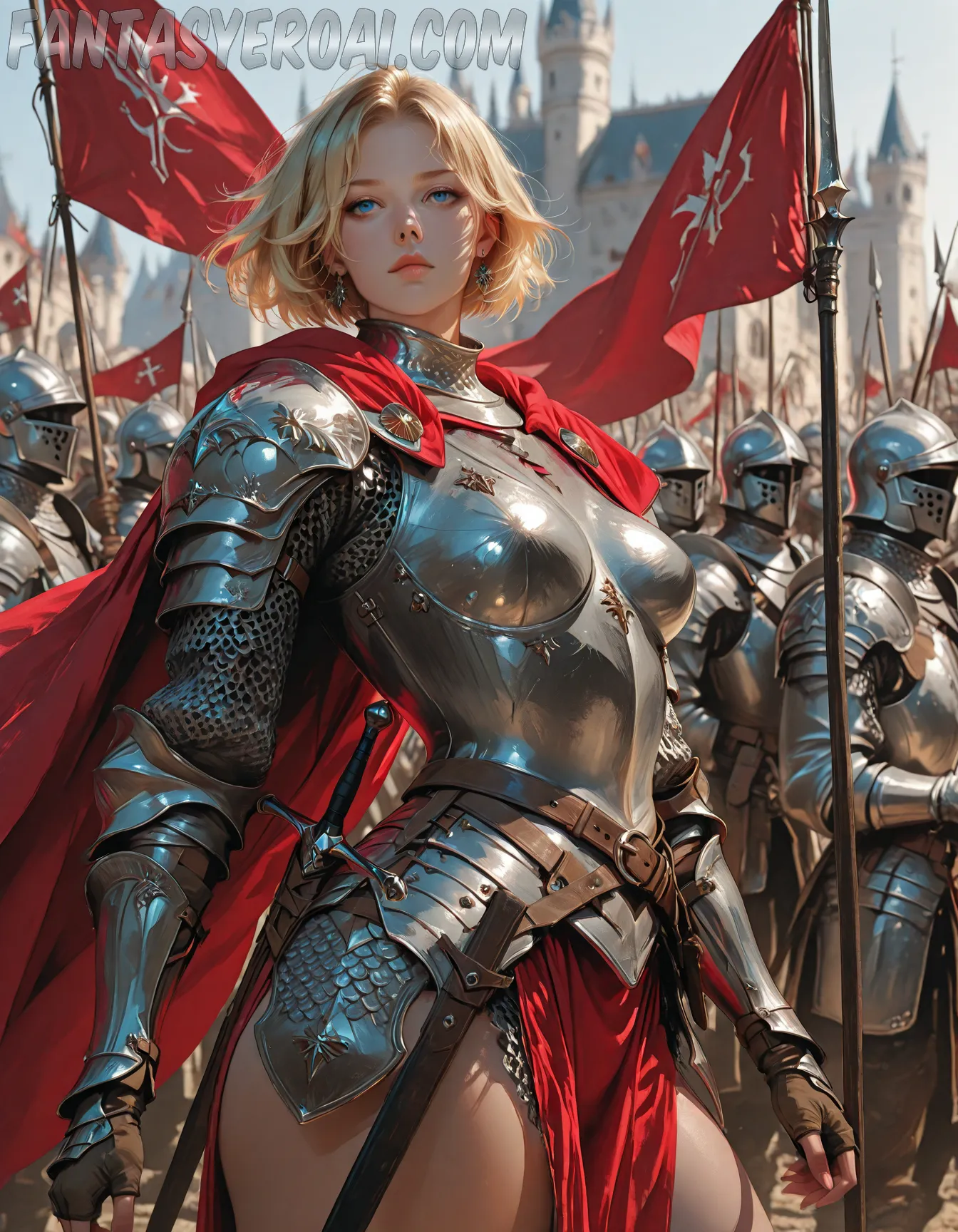 Arte hentai ilustración increíble de Mandy Lynn Desnuda Y Sexy Modelo generado por IA