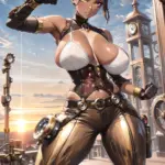 Arte hentai ilustración increíble de Mandy Lynn Naked generado por IA