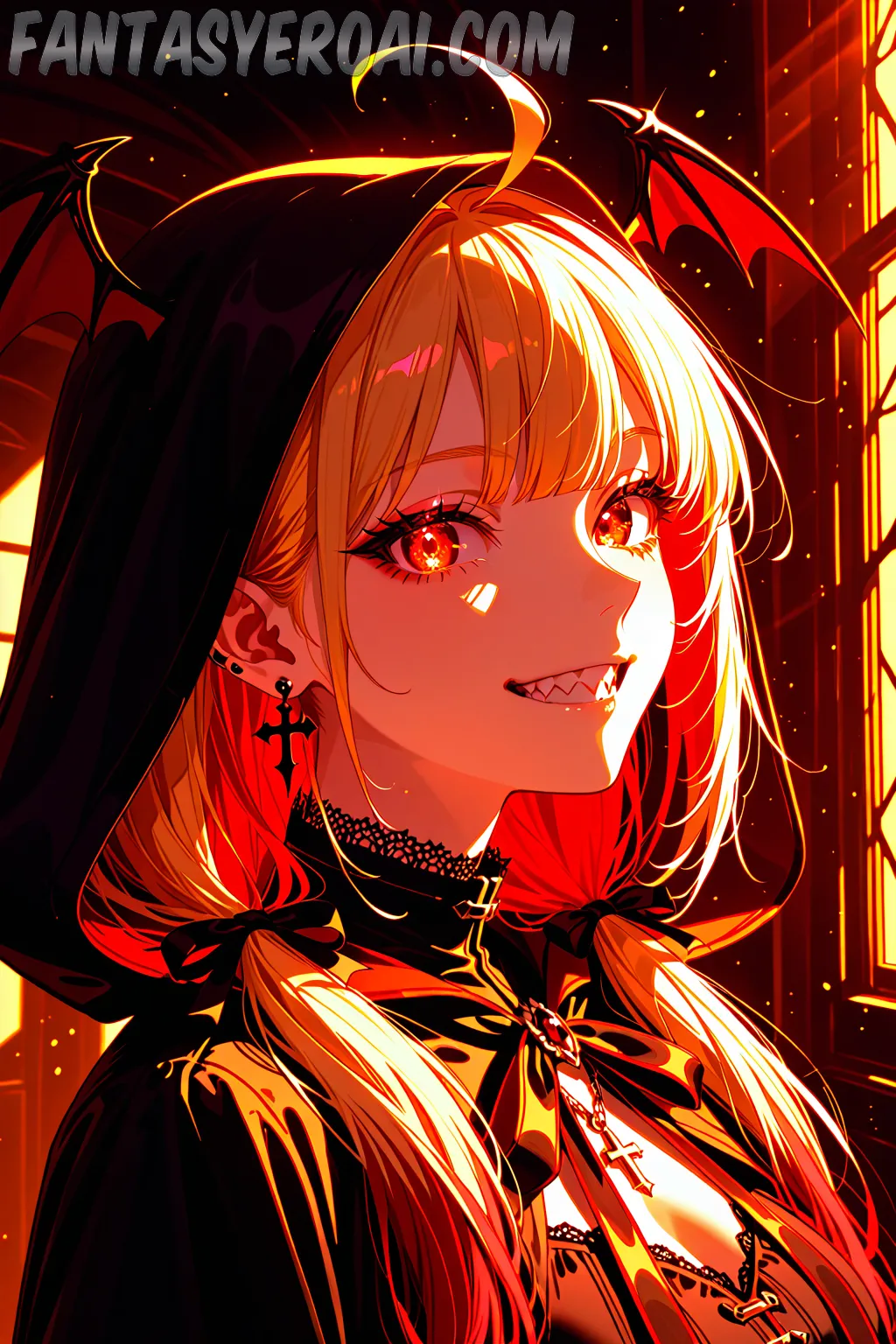 Arte hentai ilustración increíble de Manga Anime Edit Gojo Satoru Chainsaw Man Kemonomimi generado por IA