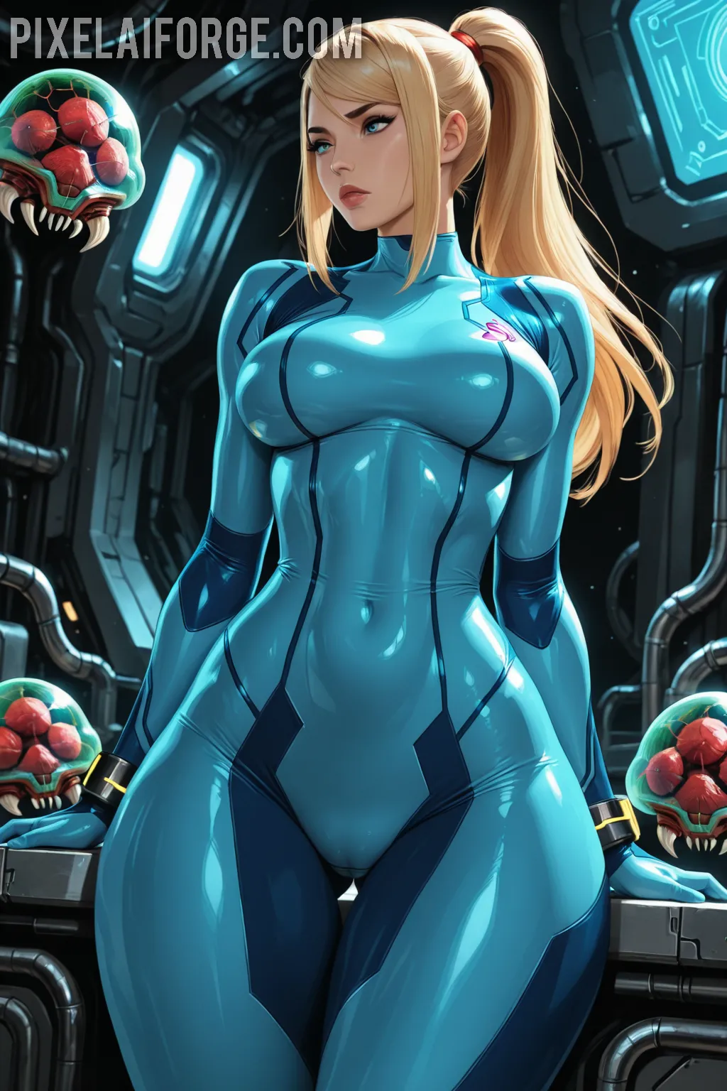 Arte hentai ilustración increíble de Manga Crunchyroll Hidive Chainsaw Man Funimation generado por IA