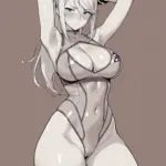 Arte hentai ilustración increíble de Manga Yoasobi Hidive Netflix Anime Amv generado por IA