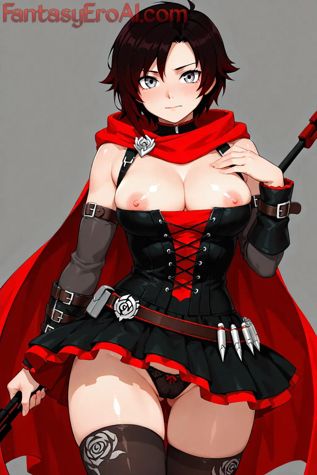 Arte hentai ilustración increíble de Maria Swan generado por IA