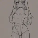 Arte hentai ilustración increíble de Marketa Belonoha Le Gusta Posar Desnuda generado por IA