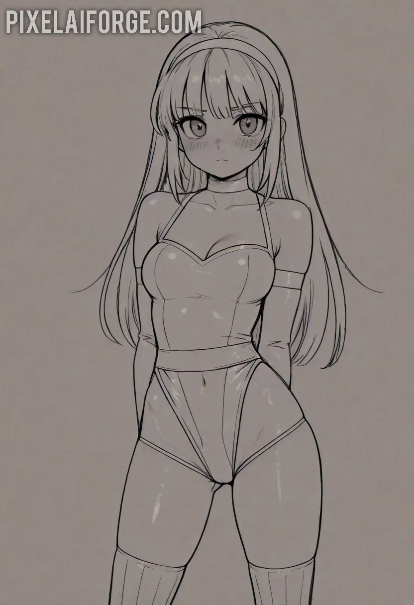 Arte hentai ilustración increíble de Marketa Belonoha Le Gusta Posar Desnuda generado por IA