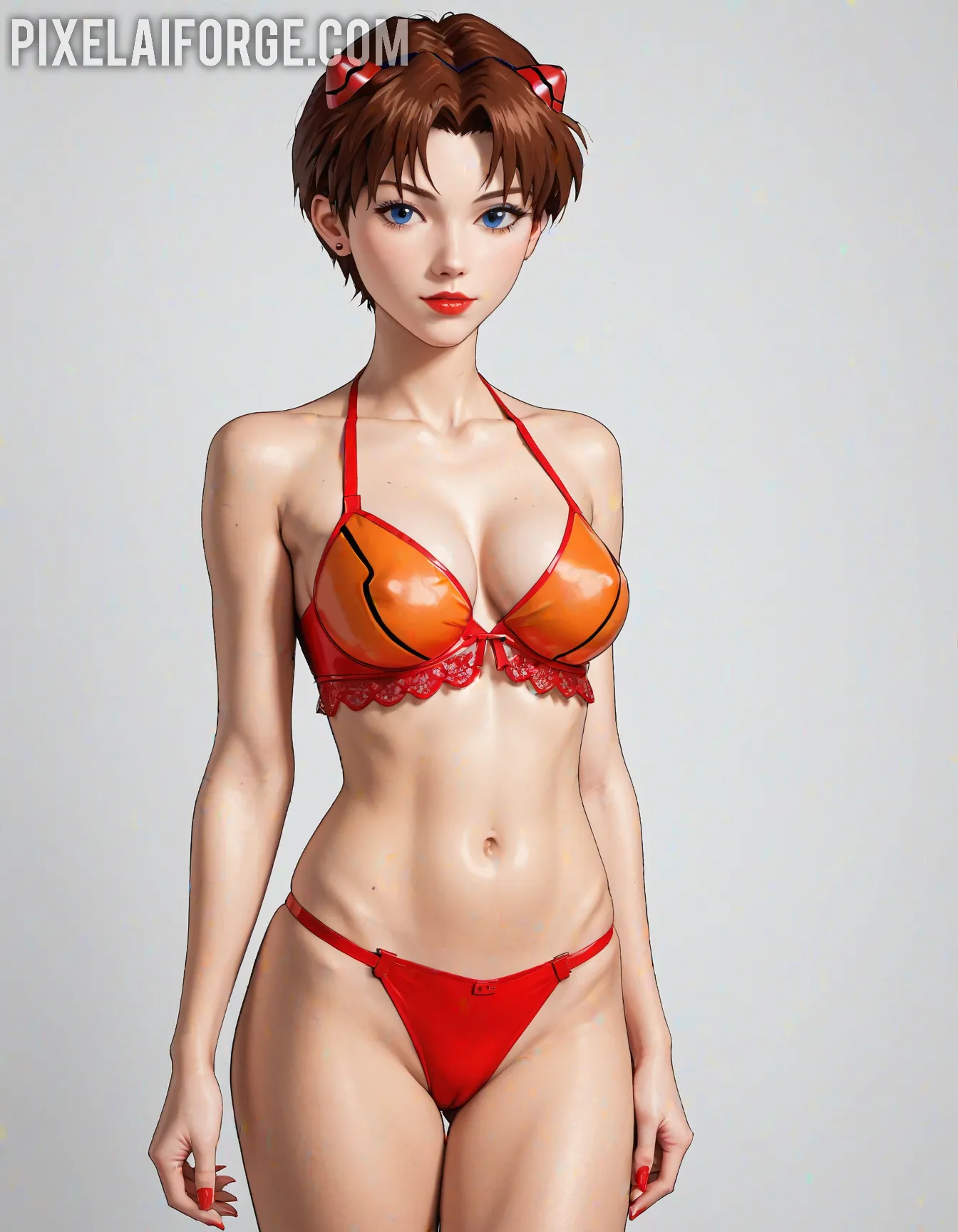 Arte hentai ilustración increíble de Mas Sensuales D generado por IA