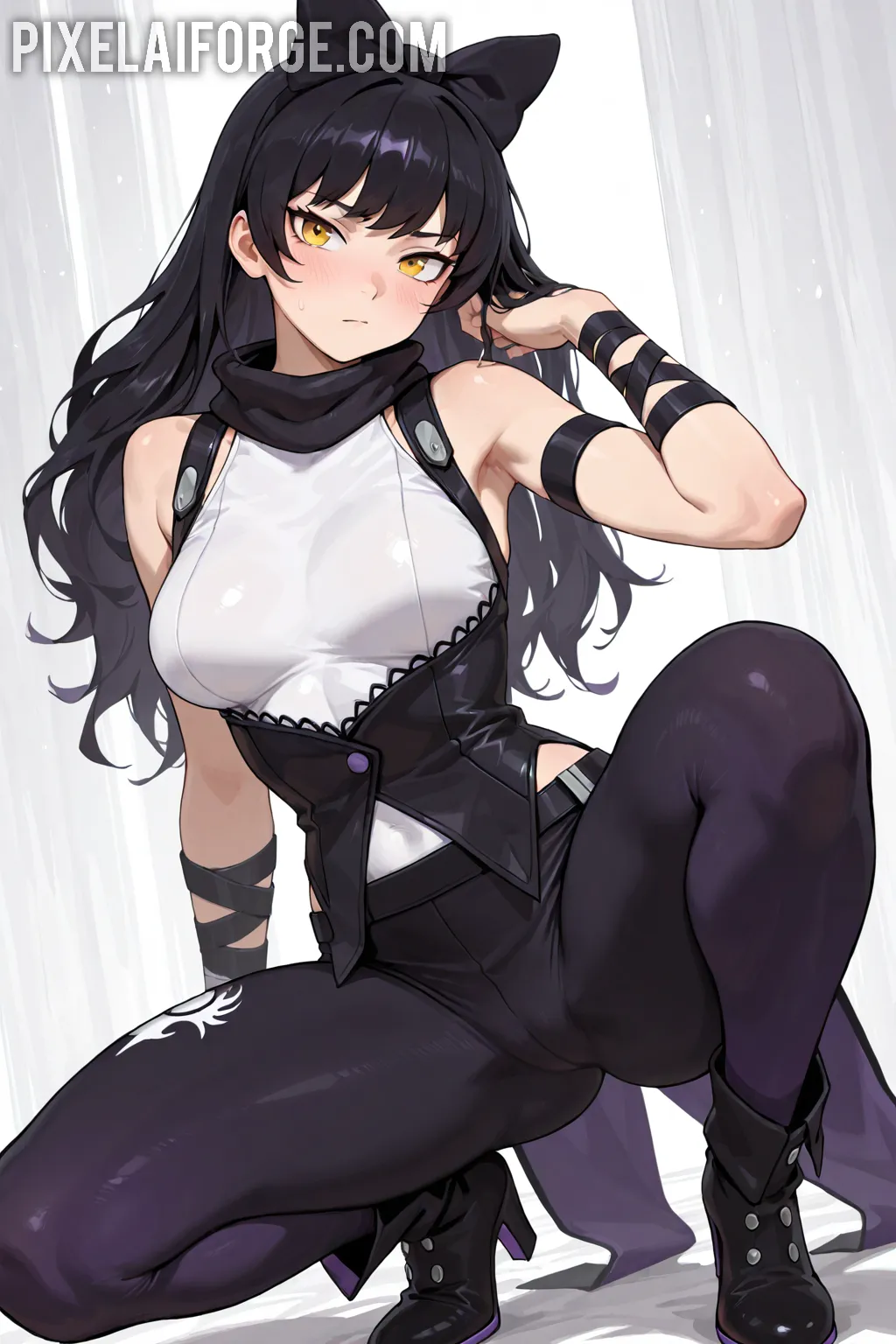 Arte hentai ilustración increíble de Mashle Anime Characters Lazarus Lolicon Shotacon generado por IA