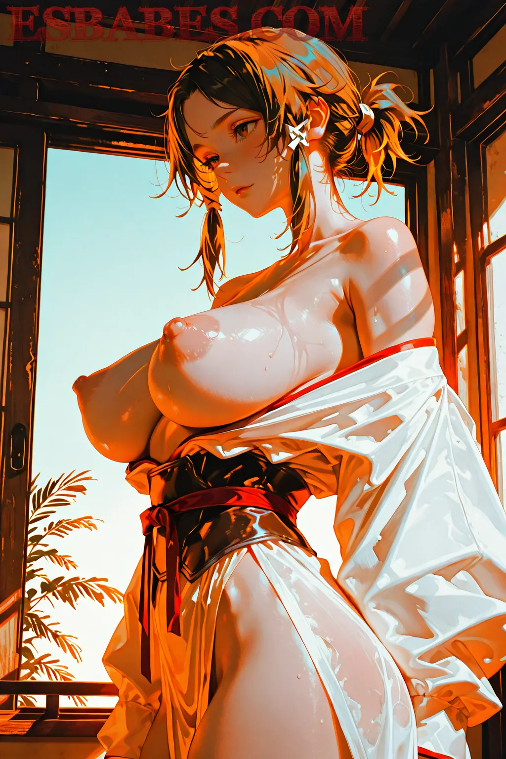 Arte hentai ilustración increíble de Mashle Anime Online Lazarus Eren Yeager Doujinshi generado por IA