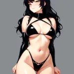 Arte hentai ilustración increíble de Mashle Frieren Tokyo Revengers Harem Senpai generado por IA