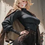 Arte hentai ilustración increíble de Mashle Hentai Netflix Anime Tokyo Revengers Funimation generado por IA