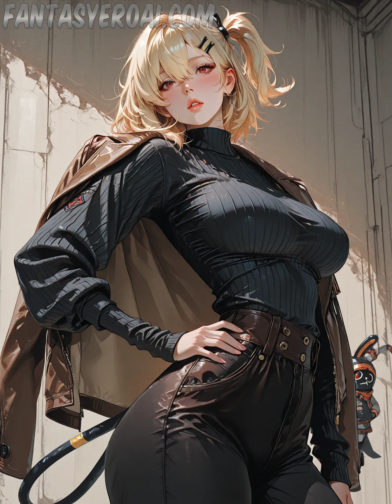 Arte hentai ilustración increíble de Mashle Hentai Netflix Anime Tokyo Revengers Funimation generado por IA