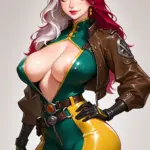 Arte hentai ilustración increíble de Mashle Hidive New Anime Chainsaw Man Steins Gate generado por IA