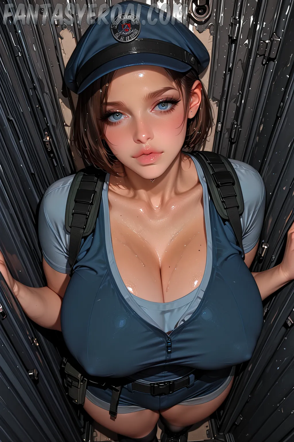 Arte hentai ilustración increíble de Mashle My Hero Academia Manga Crunchyroll Fan Service generado por IA