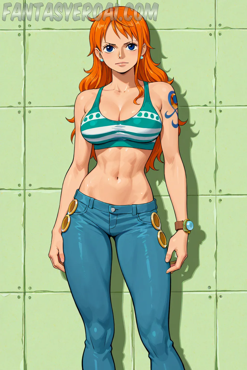 Arte hentai ilustración increíble de Mashle Oshi No Ko Anime Wallpaper Chainsaw Man Anime Merch generado por IA