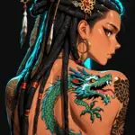 Arte hentai ilustración increíble de Mashle Oshi No Ko Cowboy Bebop Bishoujo Doujinshi generado por IA