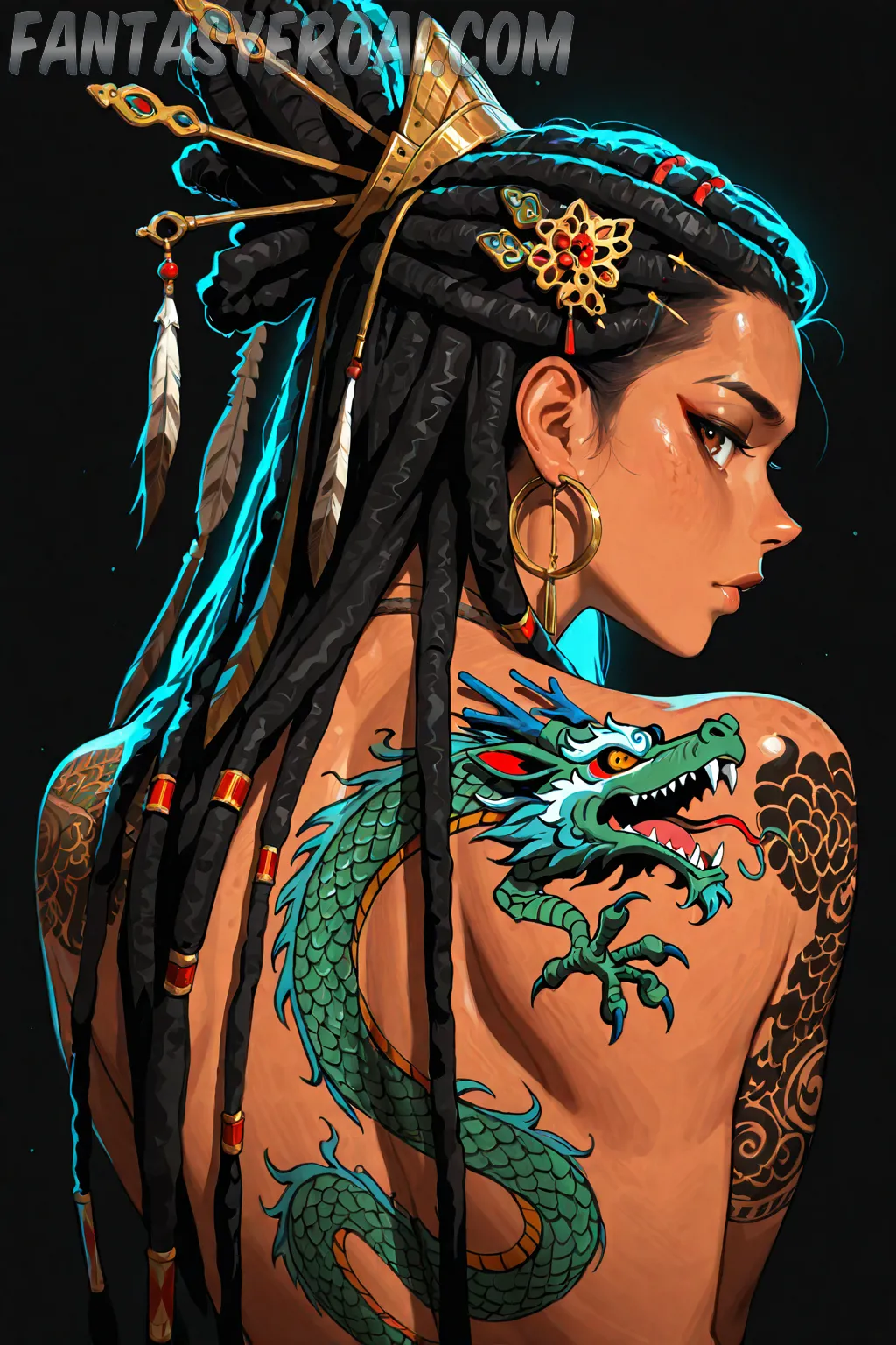 Arte hentai ilustración increíble de Mashle Oshi No Ko Cowboy Bebop Bishoujo Doujinshi generado por IA